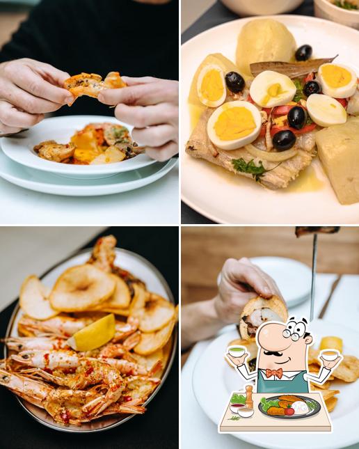 A selection of Portuguese seafood and sharing plates